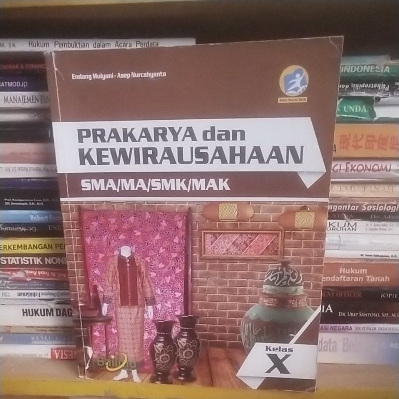 Jual Buku Prakarya Dan Kewirausahaan Kelas 10 Sma Smk Mak Shopee