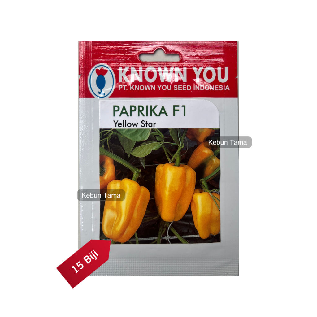 Jual Benih Paprika Kuning Yellow Star F1 Known You Seed Kys 15 Biji