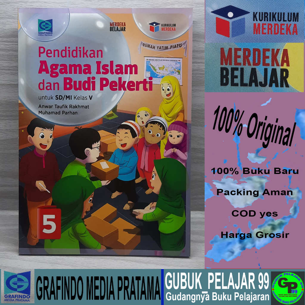 Jual Pendidikan Agama Islam Dan Budi Pekerti (PAI) Kelas 5 SD/MI ...