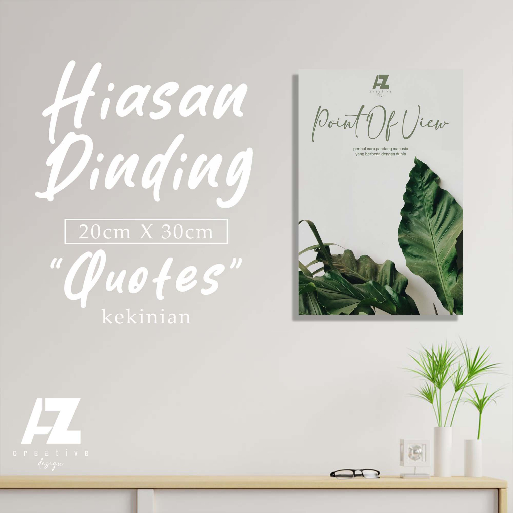 Jual Hiasan Dinding Dekorasi Pajangan Rumah Tema Quotes Kata Kata Aesthetic Minimalis Ukuran