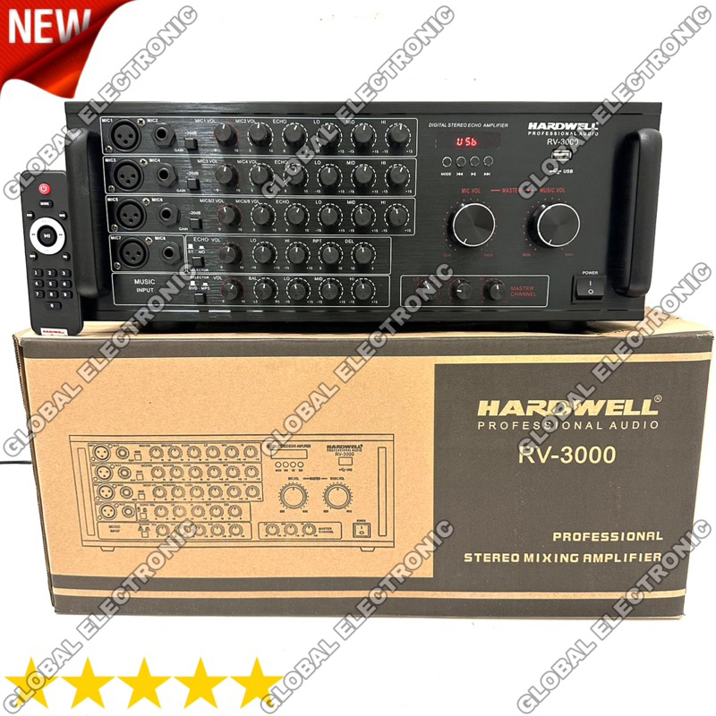 Jual Amplifier Karaoke Hardwell RV 3000 Original Asli Hardwell Cocok