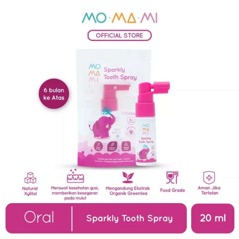 Jual Momami Sparkly Tooth Spray 20 ml | Shopee Indonesia
