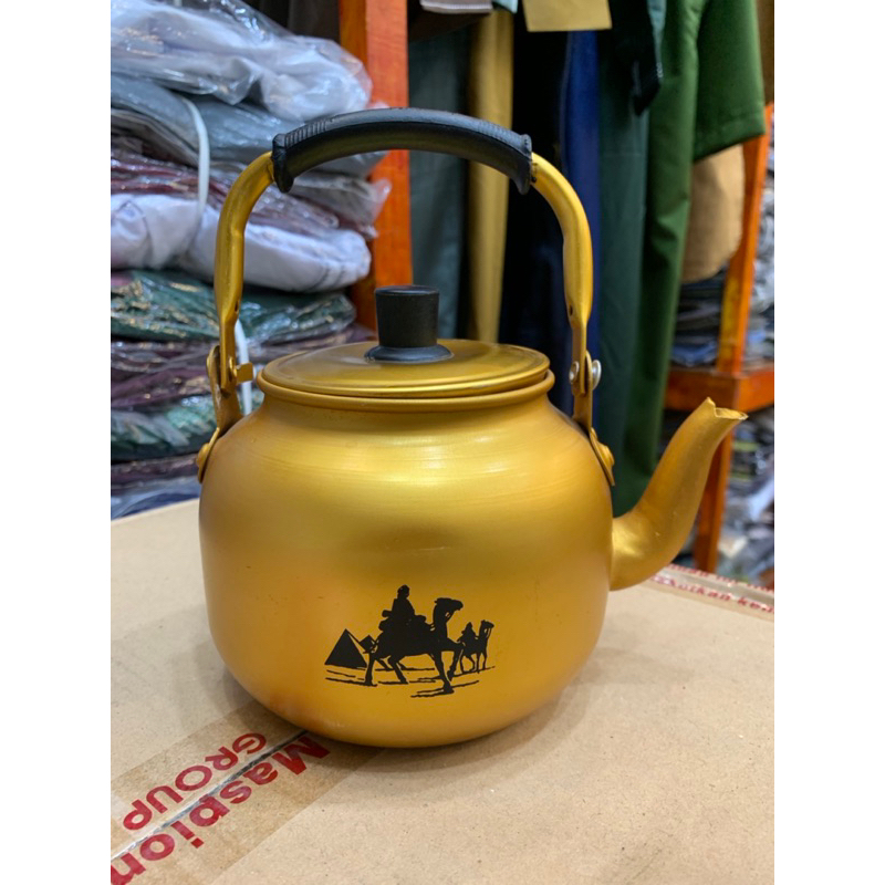 Jual Teko Arab Kuning Air Zam-zam 2 Liter ~ Ceret Arab Kuning Aluminium ...