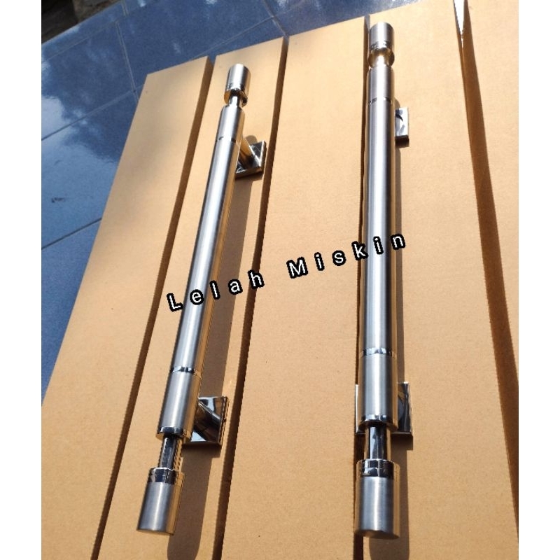 Jual 2pcs Handle Pintu Barbel 45cm 60cm 80cm Stainless Tarikan Pintu