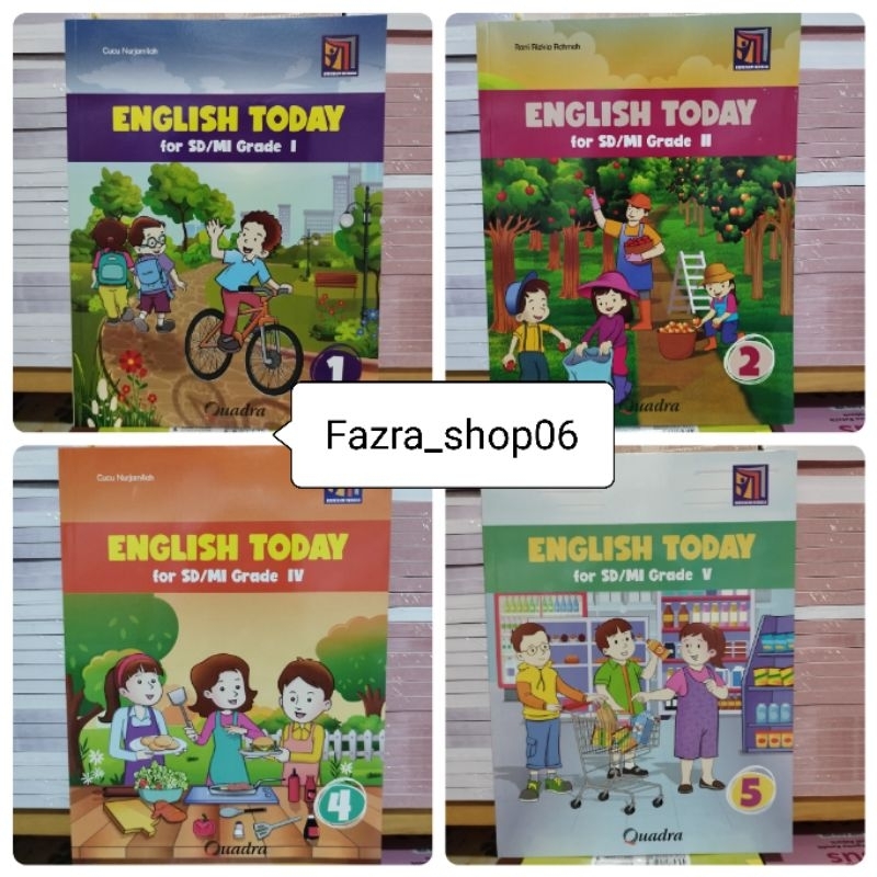 Jual ORIGINAL & Baru Buku English Today Bahasa Inggris SD MI kelas 1 2 ...