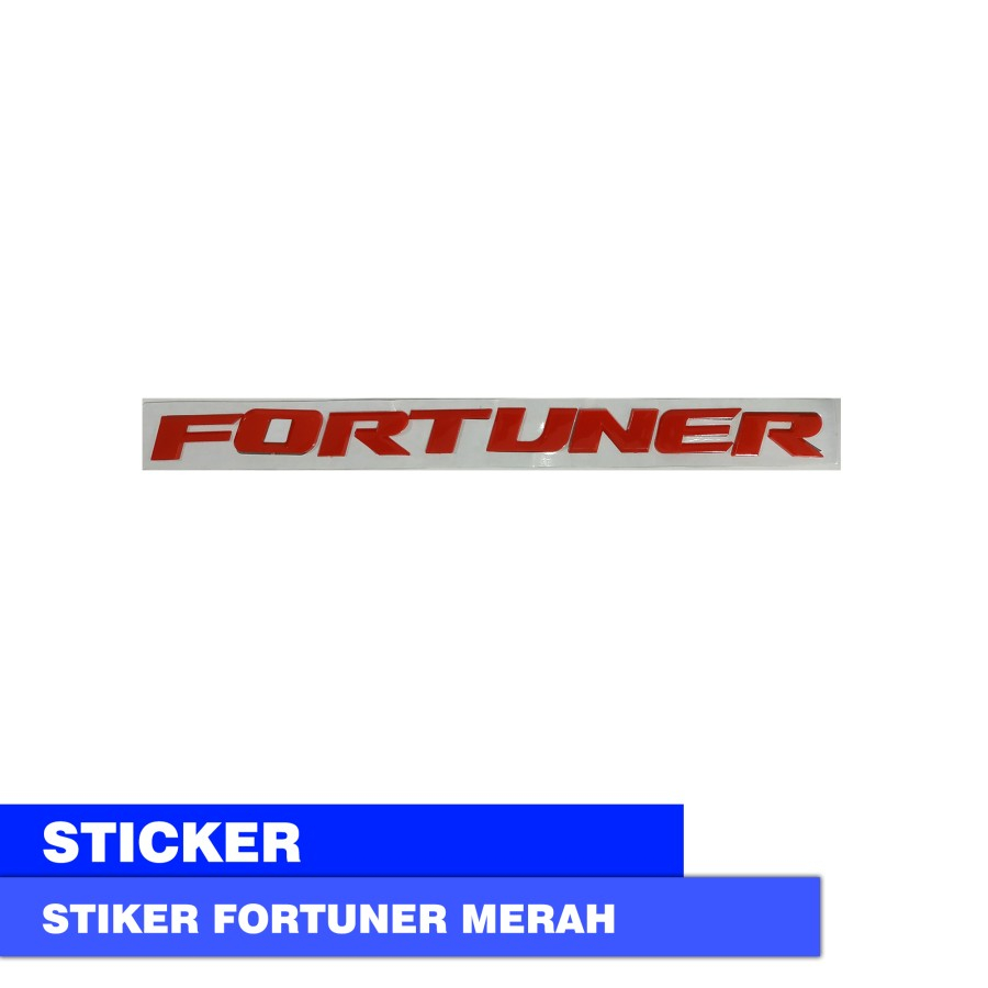 Jual EMBLEM LOGO TOYOTA FORTUNER KECIL / MERAH / HITAM | Shopee Indonesia