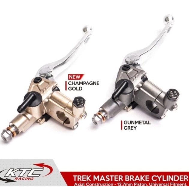 Jual MASTER REM KTC RACING TREK AXIAL PUMP 12.7MM SET HANDLE KIRI ...