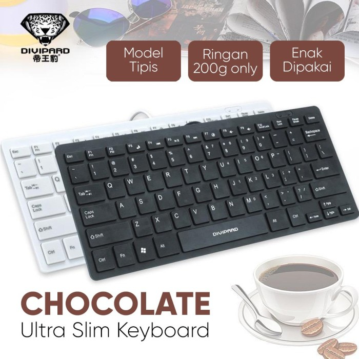 Jual Keyboard USB Mini Multimedia Plus Tombol FN Key Laptop Komputer PC ...