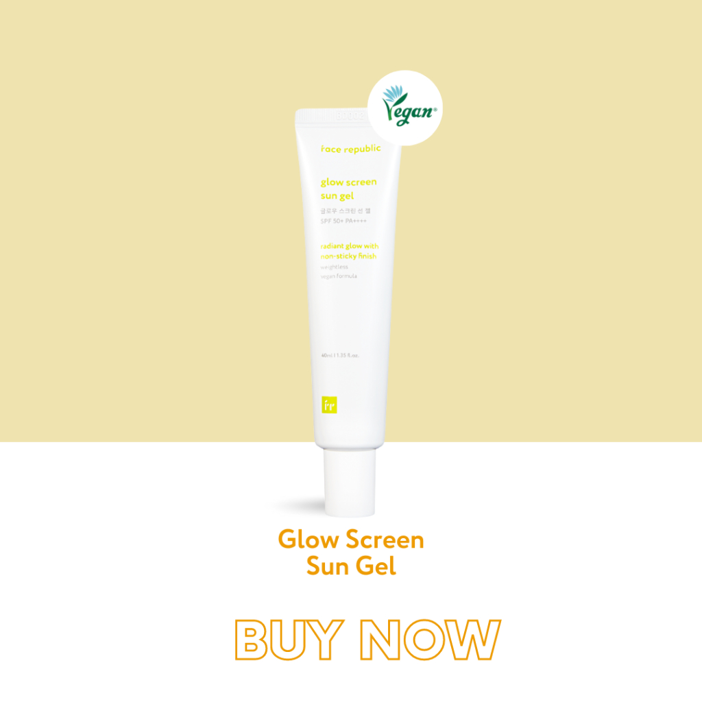 Jual Face Republic Glow Screen Sun Gel SPF50+ PA++++ 40mL [Nonsticky