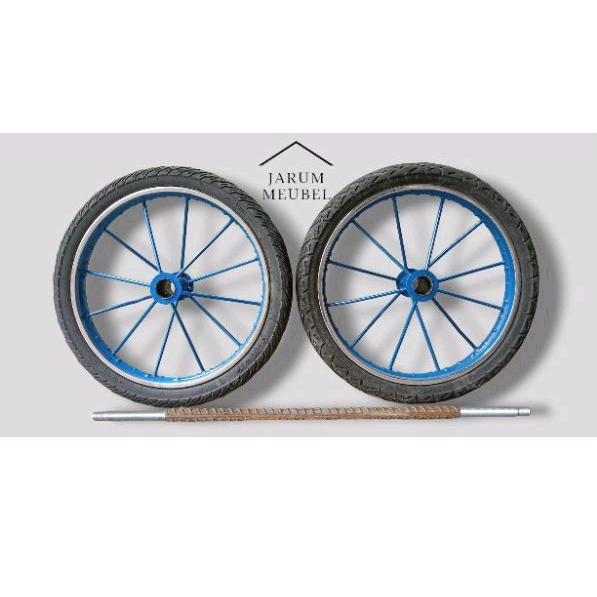 Jual Roda Gerobak / Roda Motor / Roda Biru | Shopee Indonesia
