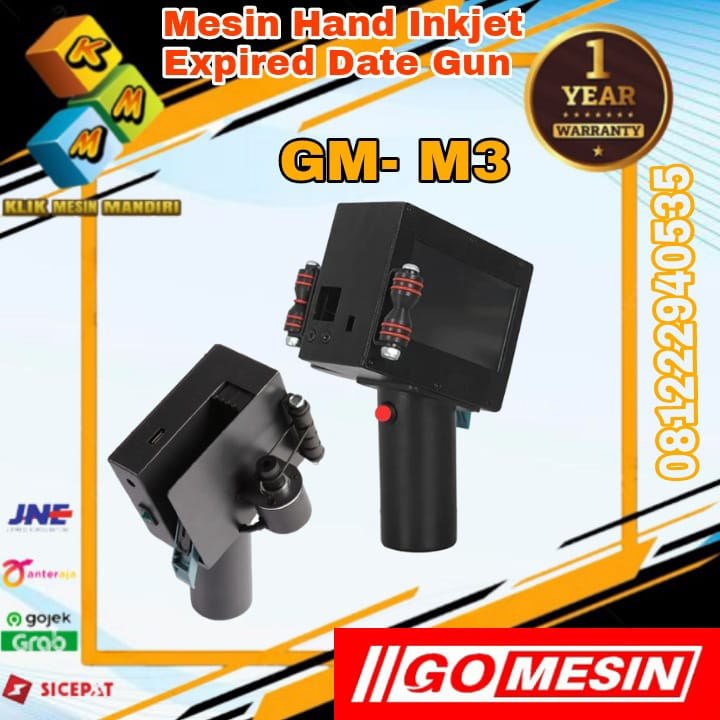 Jual Mesin Cetak Expired Date Gun Hand Inkjet Expired GM-M3 GOMESIN ...