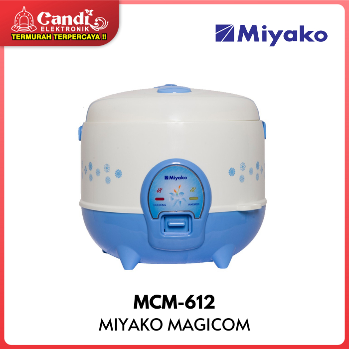 Jual MIYAKO Magicom Kapasitas 1,2 Liter Penanak Nasi MCM-612 | Shopee ...