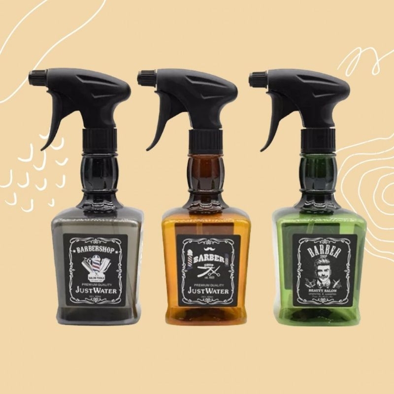 Jual BOTOL BARBER MIRAS WARNA SPRAY SALON BARBER | Shopee Indonesia