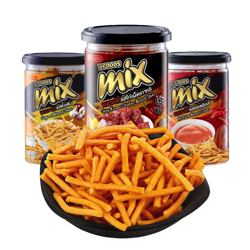 Jual Vfoods Mix Biscuit Stick Rasa Pedas Snack Thailand G Shopee Indonesia