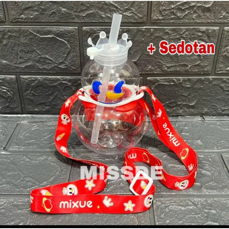 Jual TERMURAH bisa COD Botol Minum Mixue Viral Original Pakai Tali dan ...