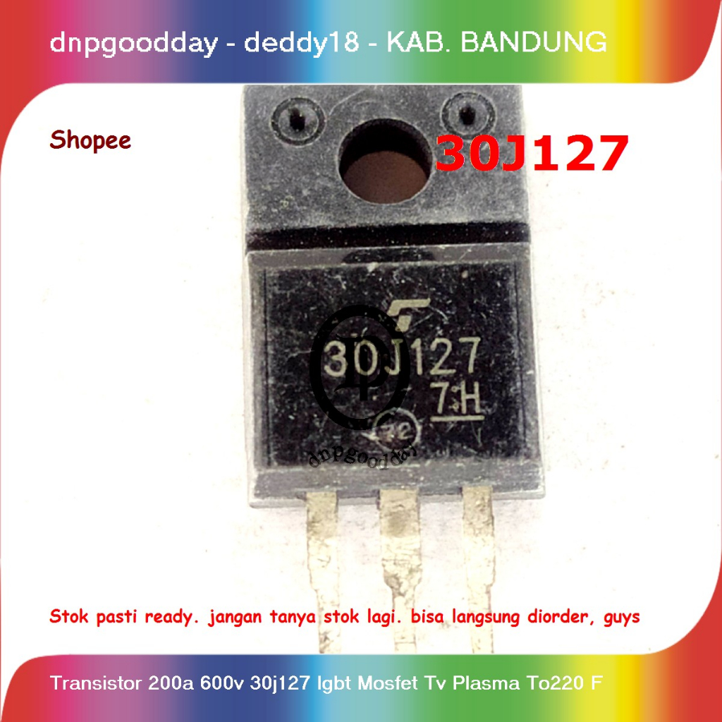 Jual Transistor 200a 600v 30j127 Igbt Mosfet Tv Plasma To220 F | Shopee ...