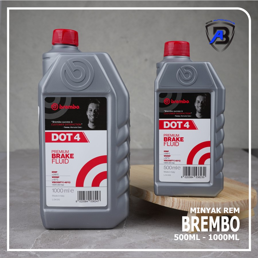 Jual BRAKE FLUID DOT 4 BREMBO 1000ML MINYAK REM MOBIL MOTOR OLI REM