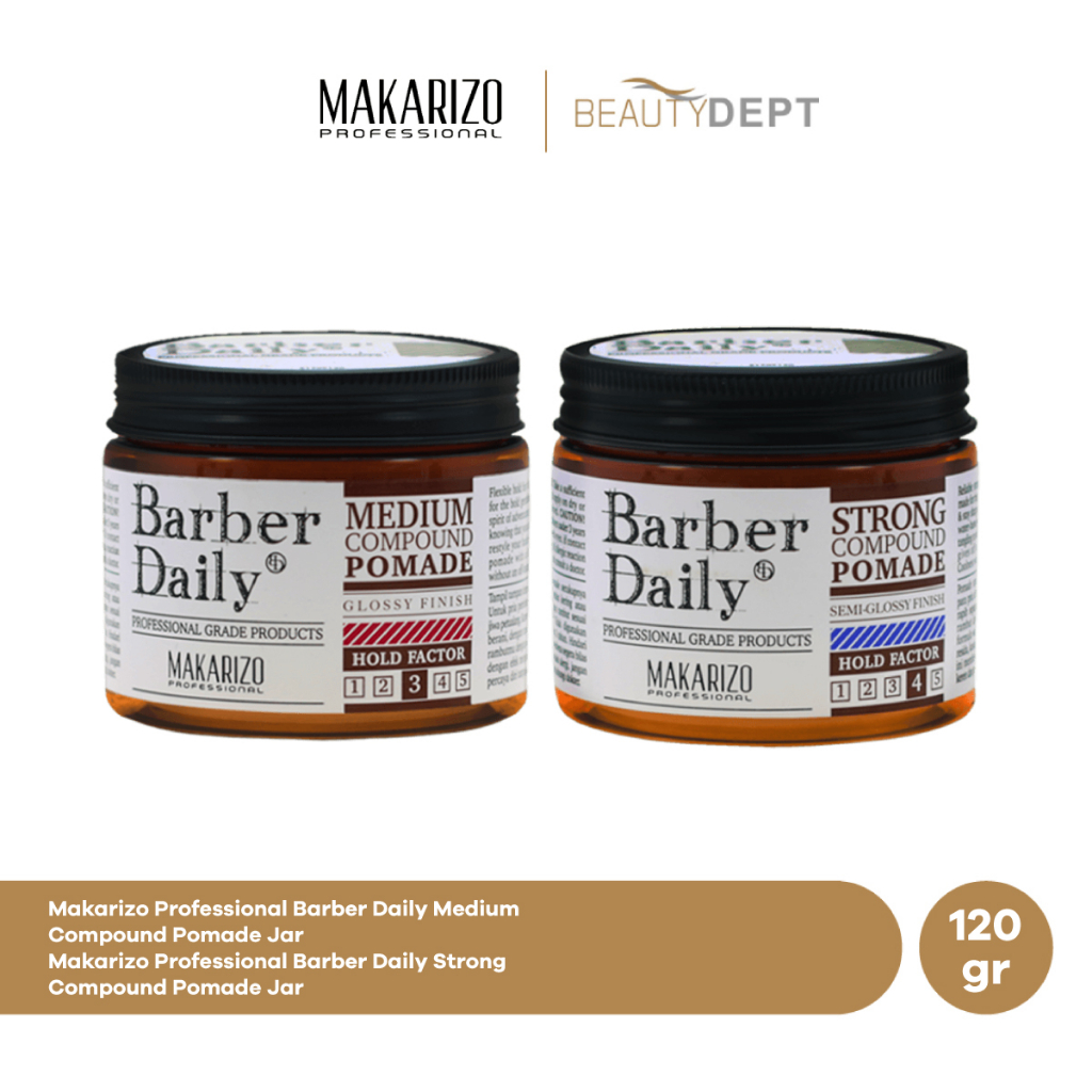 Jual Makarizo Barber Daily Comp Pmd 120gr | Shopee Indonesia