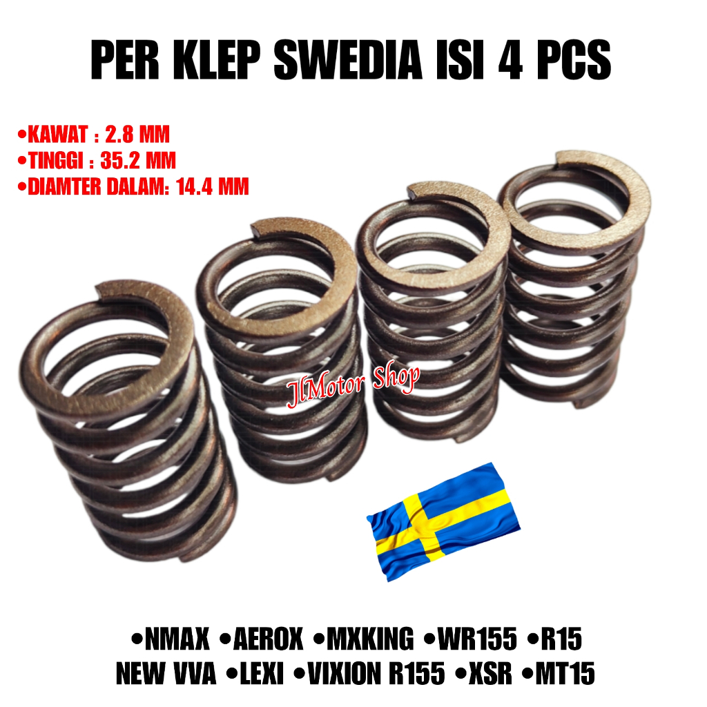 Jual VALVE SPRING - PER KLEP SWEDIA YAMAHA R15 VVA - Vixion R 155 AEROX ...