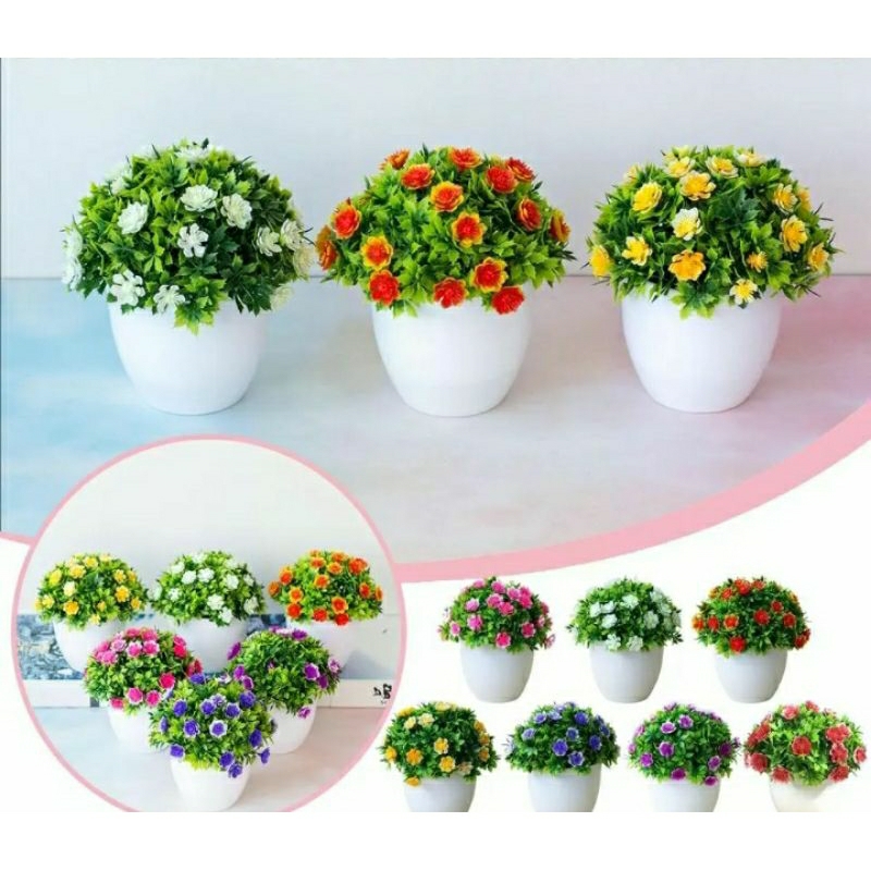 Jual Bunga Plastik Artificial Dekorasi Indoor,Bunga Imitasi Sutra