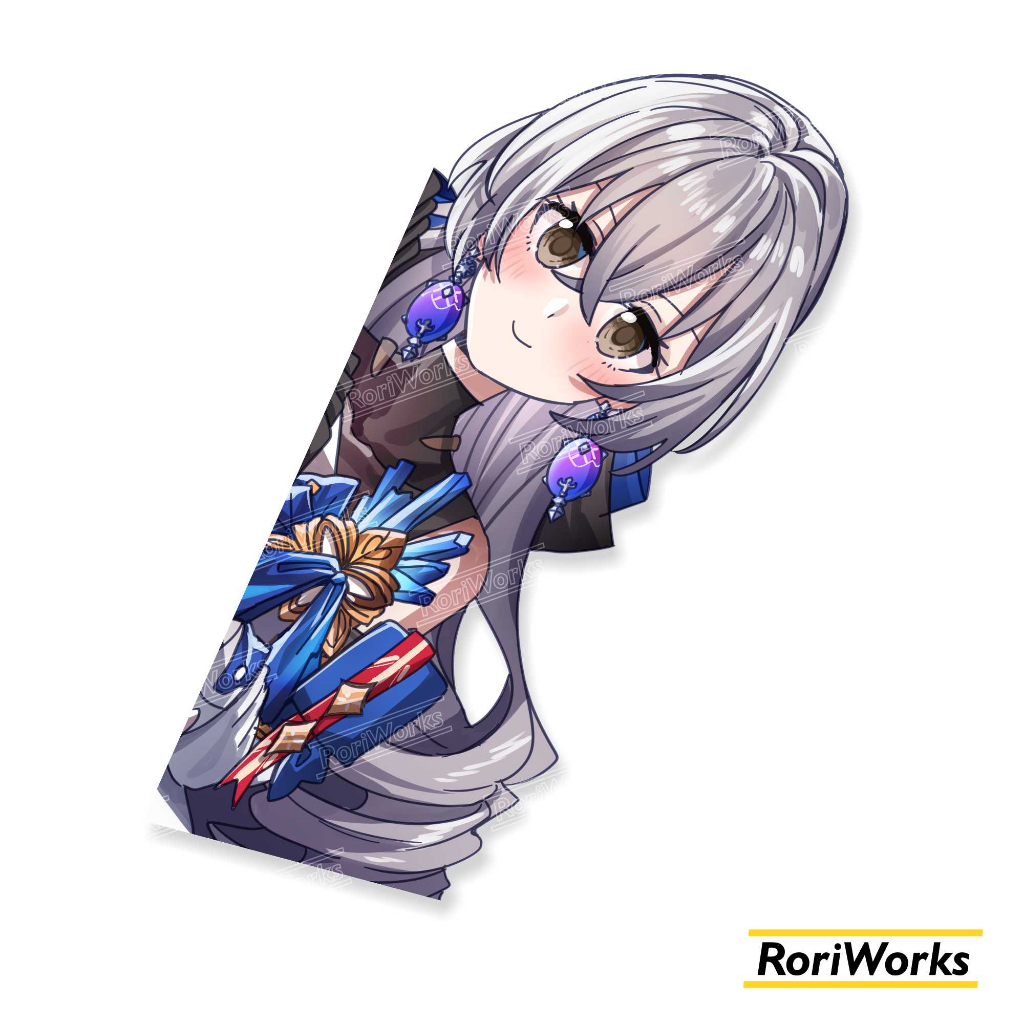 Jual Stiker Anime Intip - Bronya | Honkai Star Rail | Shopee Indonesia
