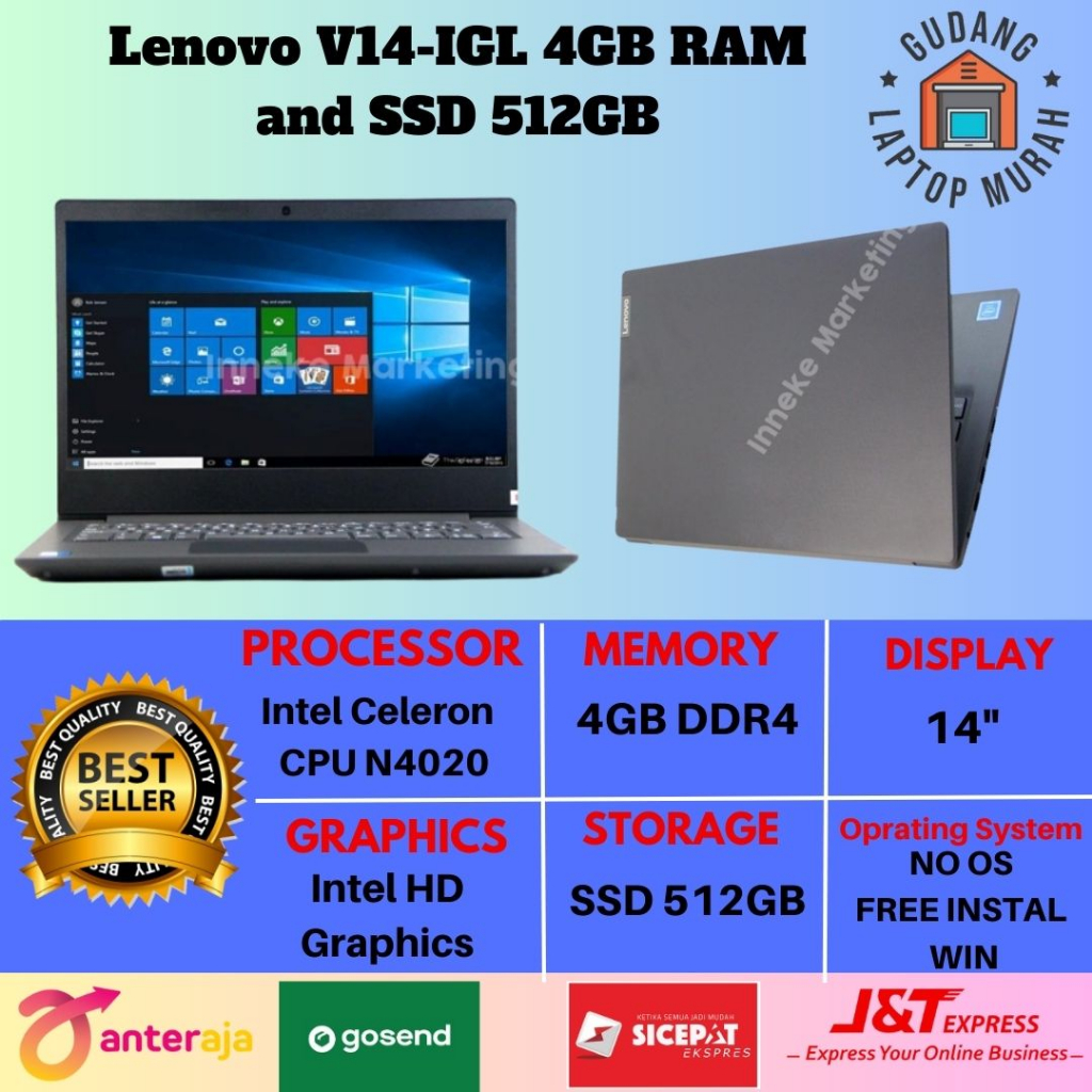 14 Zoll Display Matt Für Lenovo V14-IGL - Full HD 1920x1080, 30 Pin EDP, Entspiegelt