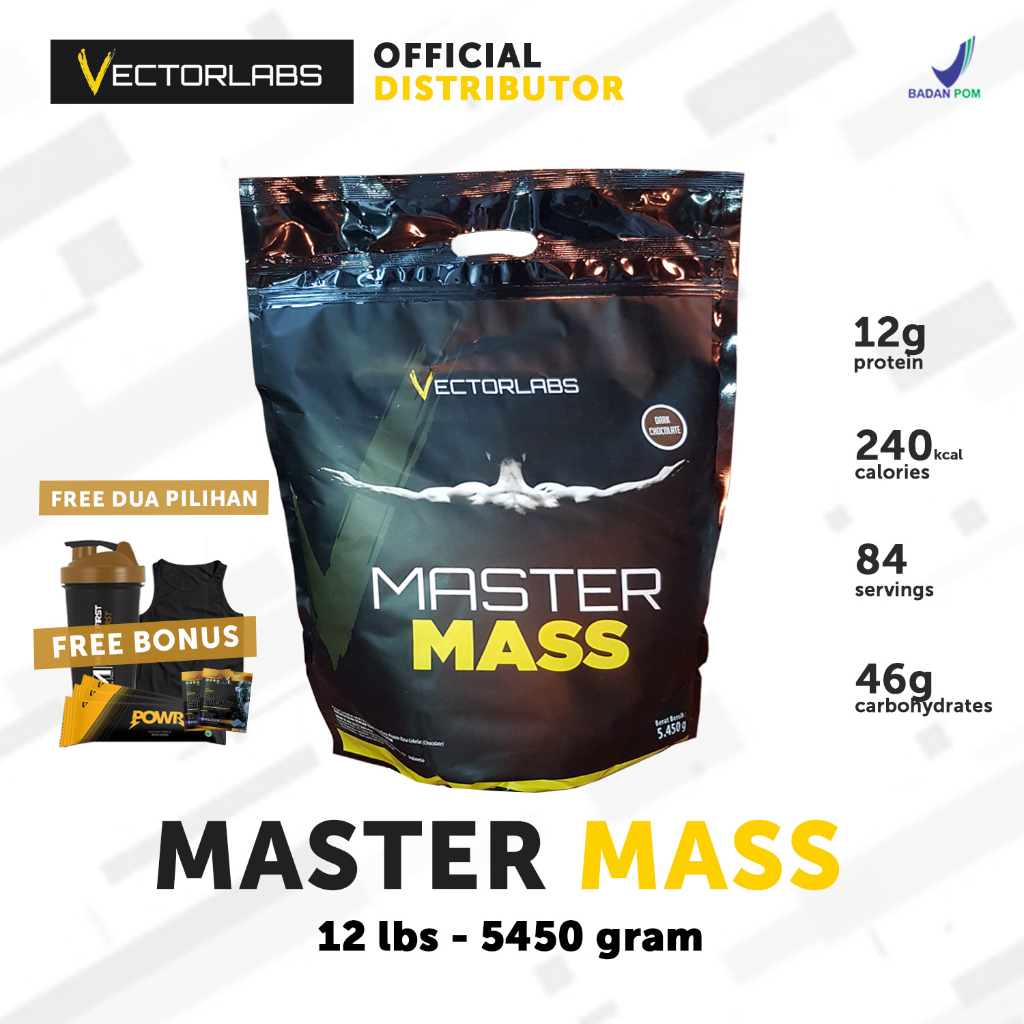 Jual Vectorlabs Master Mass Gainer 12lbs 5 4kg Susu Protein Penambah