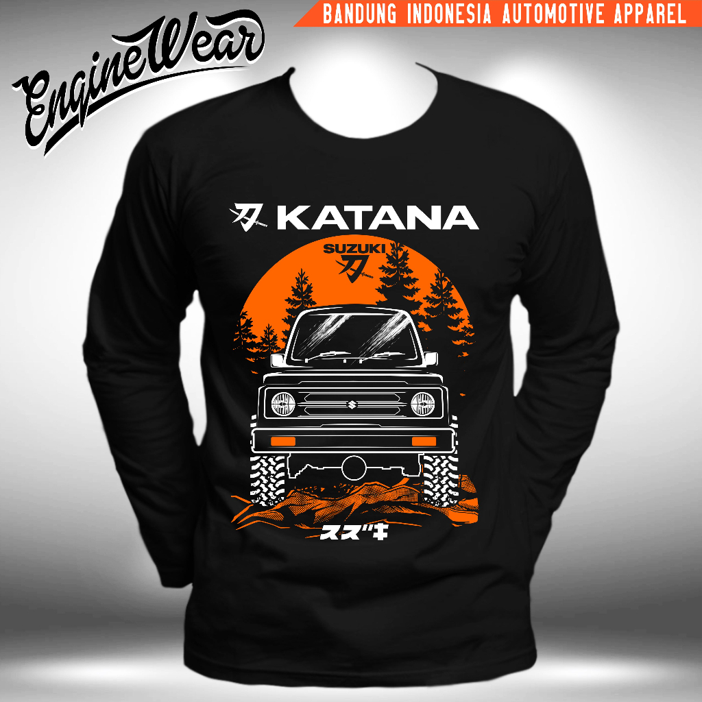 Jual Kaos katana Kaos baju tshirt mobil Jeep Offroad suzuki jimny