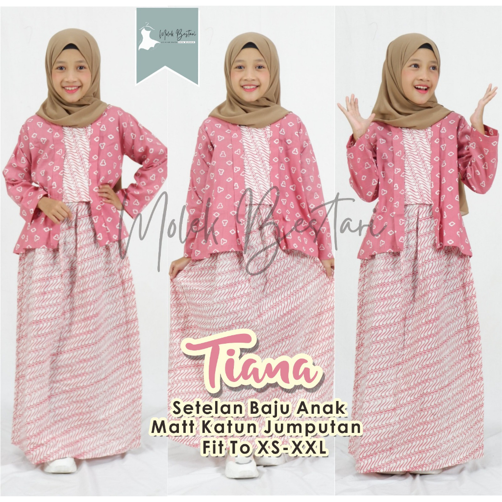 Jual TIANA Seragam Batik Tradisional Anak 1-13 Tahun Model Setelan Baju ...