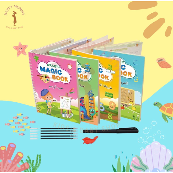 Jual Sang Magic Book isi 4 - Buku Belajar Huruf, Angka, Matematika ...