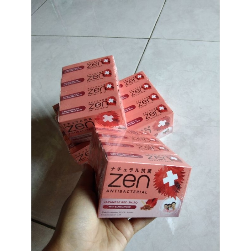 Jual Sabun Zen Isi 4 Batang Merah Shopee Indonesia