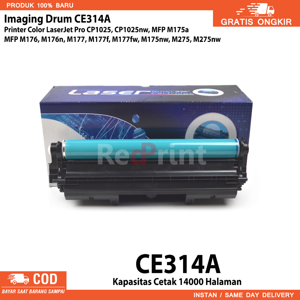Jual Imaging Drum CE314A Compatible printer HP Color LaserJet Pro