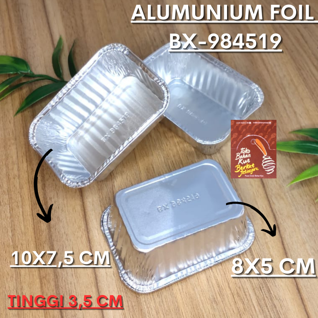 Jual Alumunium Foil Tray Bx Aluminium Bx Bx Kotak Roll Pcs