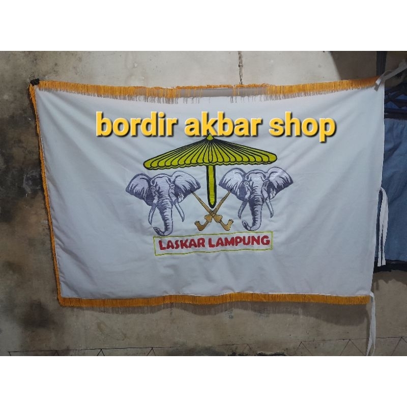 Jual BENDERA PATAKA LASKAR LAMPUNG/BENDERA CUSTOM/BENDERA REQUES ...