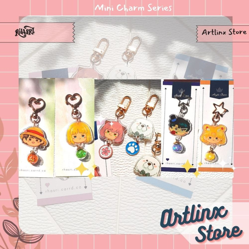 Jual RHASRI Mini Acrylic Keychain / Gantungan Kunci | Shopee Indonesia