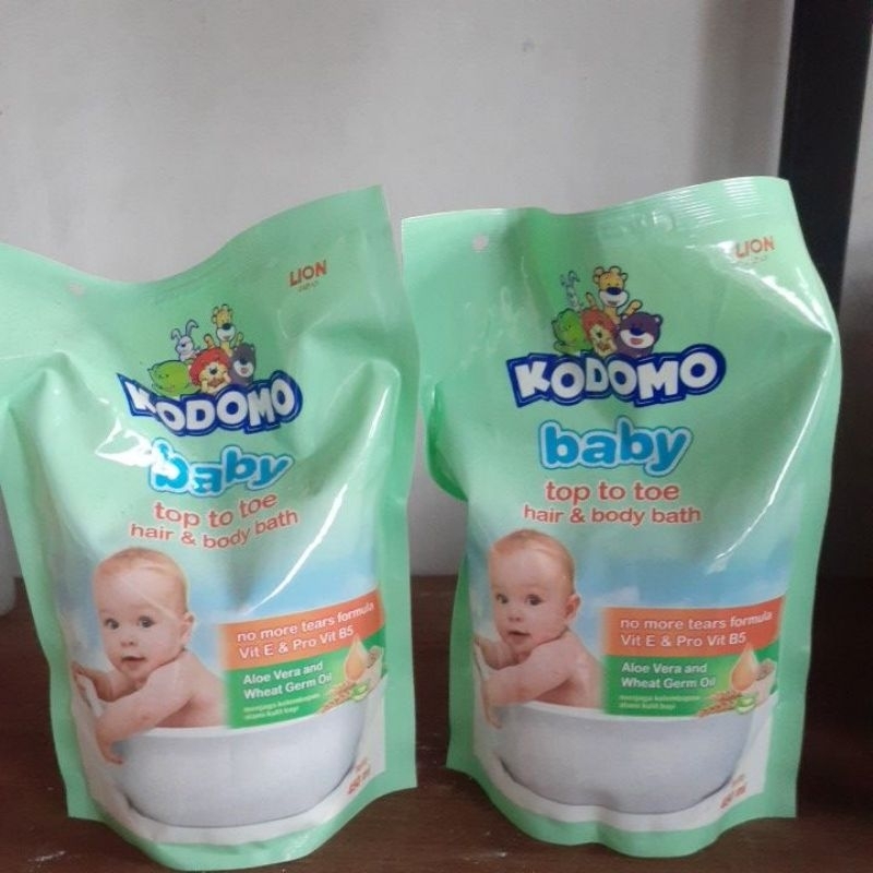 Jual KODOMO BABY TOP TO TOE HAIR AND BODY 450Ml | Shopee Indonesia