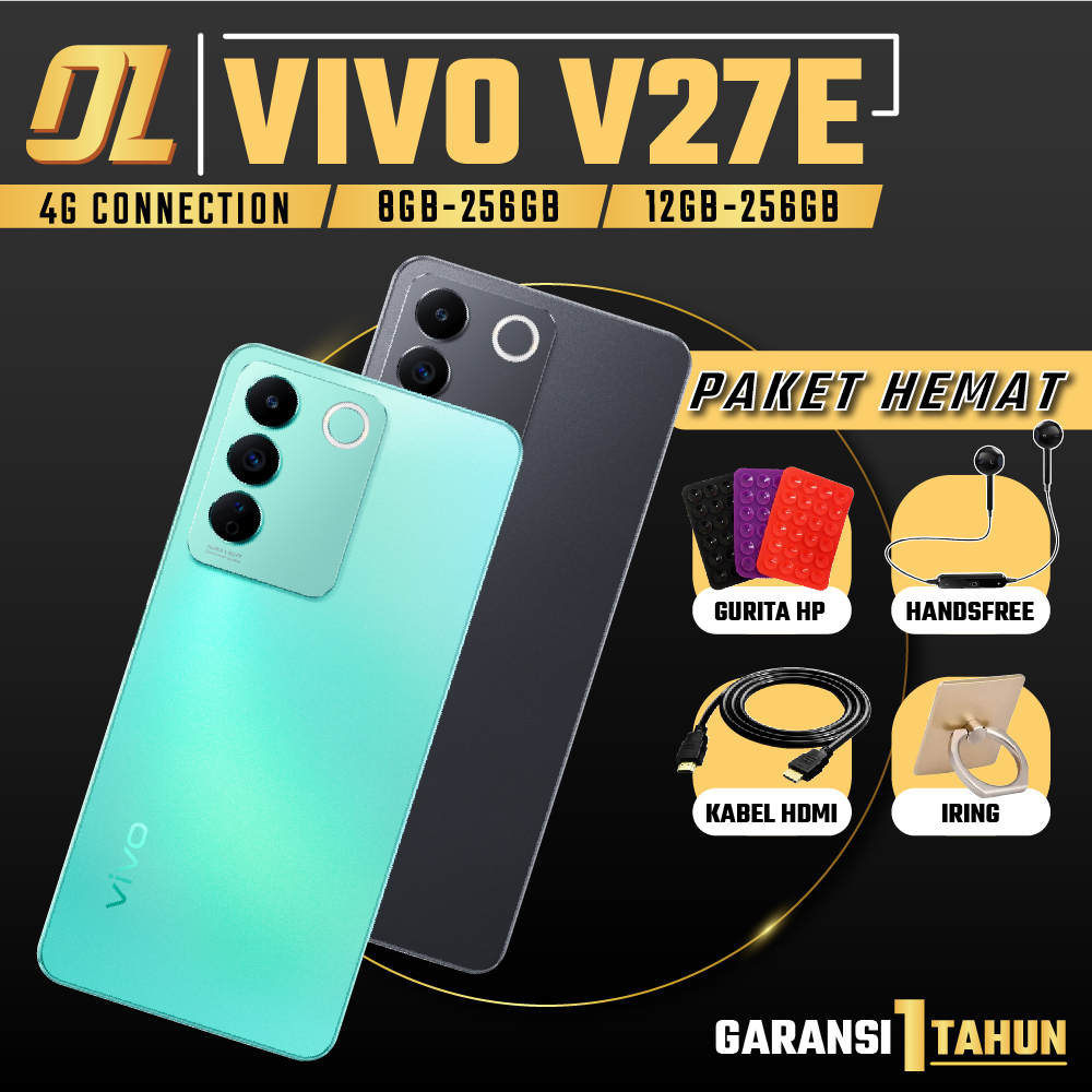 Jual VIVO V27e 8/256 12/256 GB RAM 8 12 ROM 256 8GB 12GB 256GB HP ...