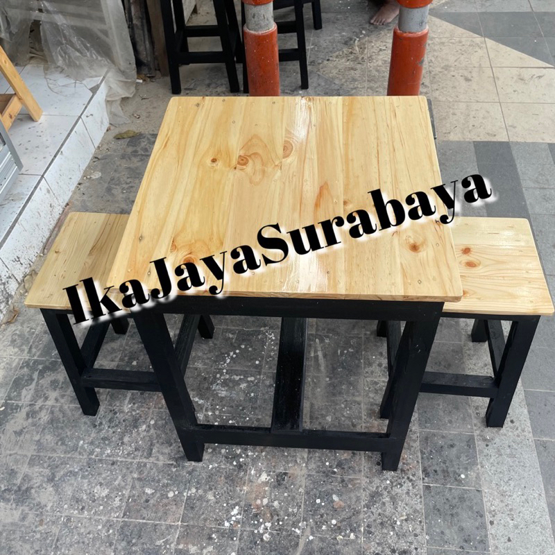 Jual Meja Warkop Meja Cafe Meja Set Jati Belanda Meja Kursi Kayu Shopee Indonesia 6606