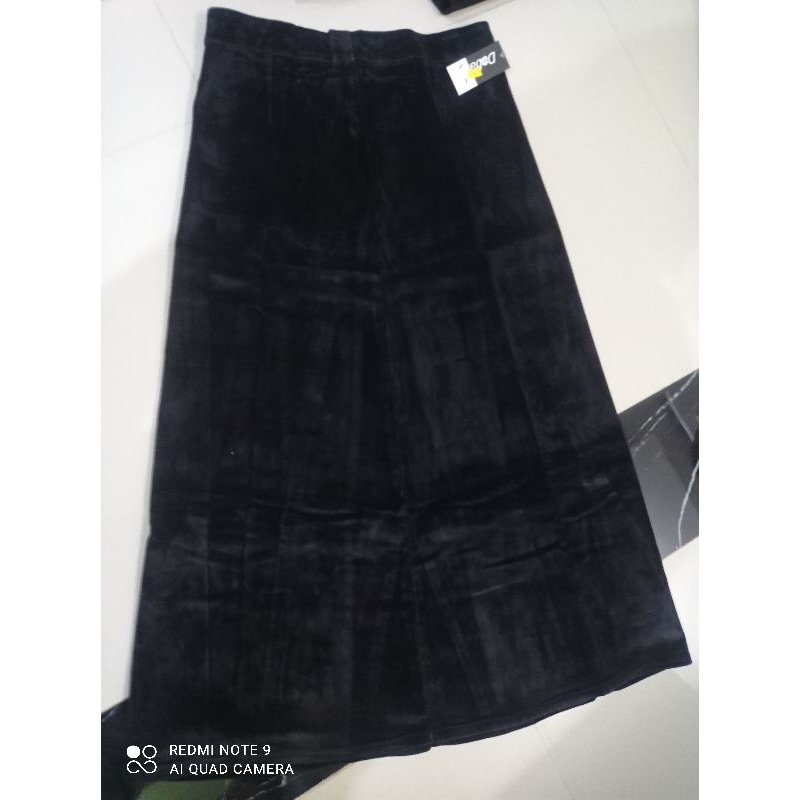 Jual rok beludru denim hitam panjang | Shopee Indonesia