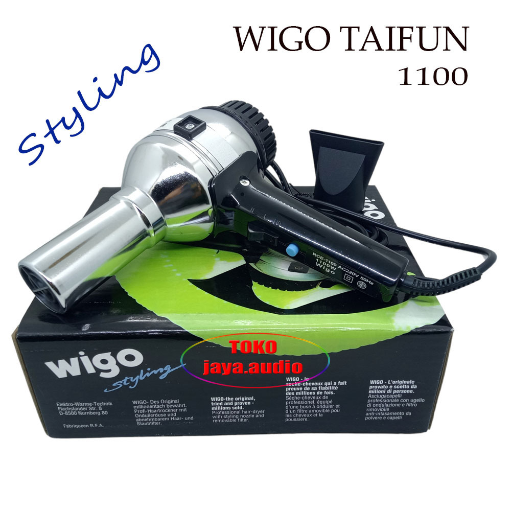 Jual Pengering Rambut Wigo Taifun 1100 Hair Dryer Styling