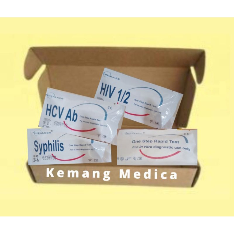Jual Paket HEALGEN Alat tes (HIVSYPHILISHBSAGHCV) Shopee Indonesia