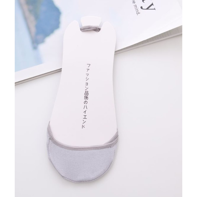 XT02 Kaos kaki wanita Sepatu heels import Alas Pelindung KakiModel  Invisible Hidden Socks Foot Cover Flat Shoes