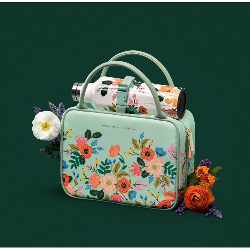 Jual (PRE ORDER) CORKCICLE BALDWIN BOXER LUNCHBOX RIFLE PAPER CO. MINT