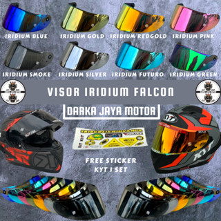 Visor iridium blue store kyt vendetta 2