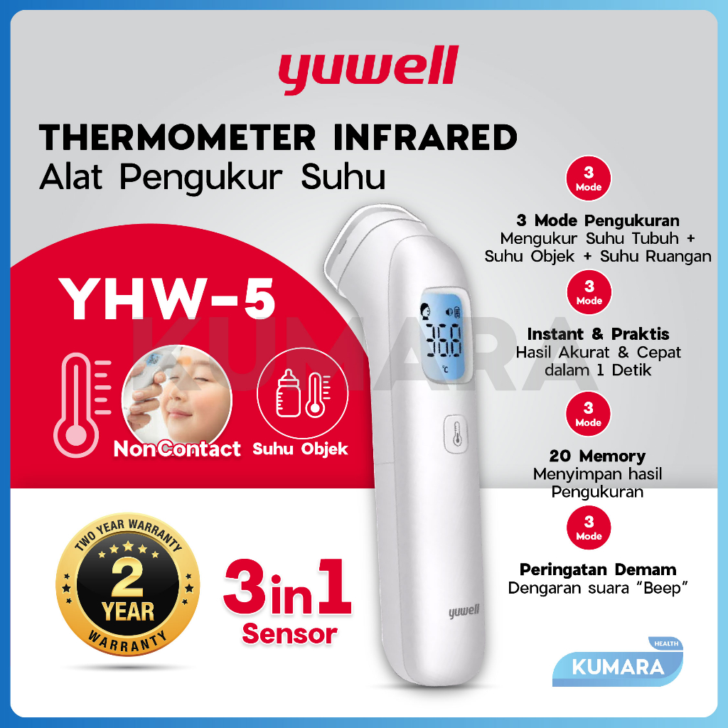 Jual YUWELL - Thermometer Head YHW 5 3in1 Sensor / Thermometer Non ...