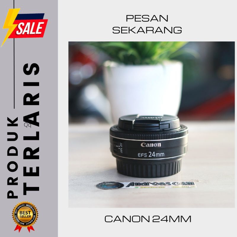Jual LENSA FIX 24MM CANON MULUS TAJAM BOKEH TINGGAL PAKAI | Shopee