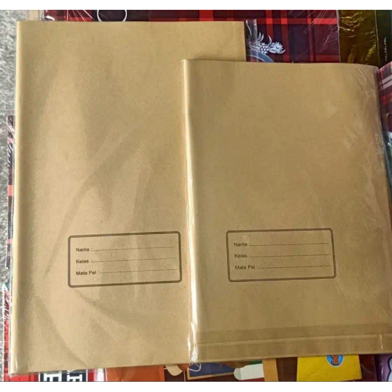 Jual Sampul Buku Tulis Coklat Kuarto Nama Campus Nama Sekolah Shopee Indonesia 1297