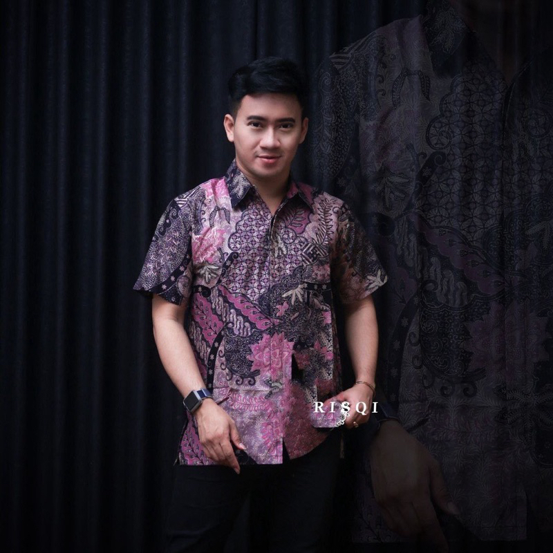 African Wax Print with Red Parcel Drones and Lilac Smoke on Sky Blue Batik Ground, Tech-Inspired Motif