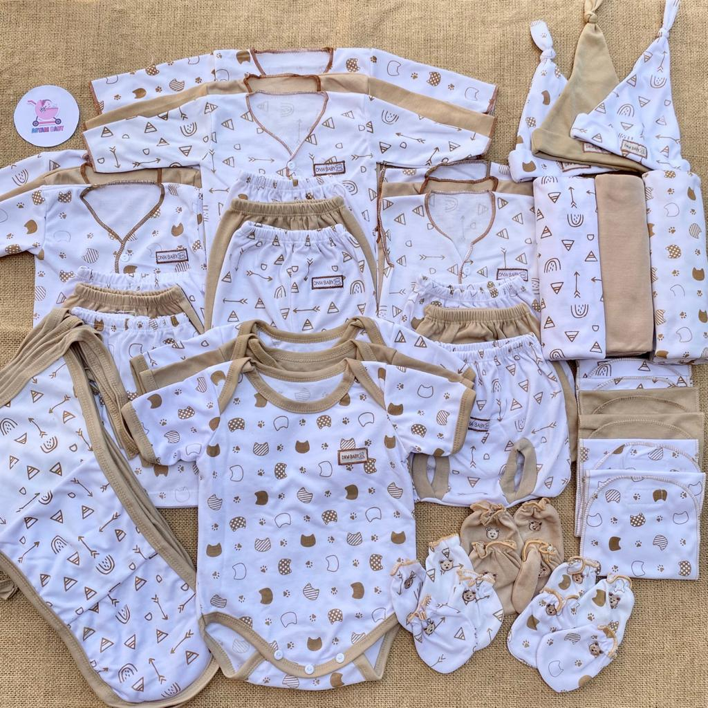 Jual 45 PCS Baju Bayi baru lahir Paket hemat Brojol Baby Paket Komplit