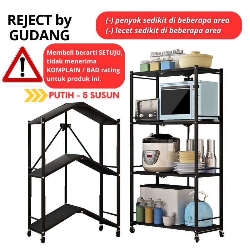 Jual Es Rak Dapur Multi Fungsi Tanpa Instalasi Rak Penyimpanan Rak